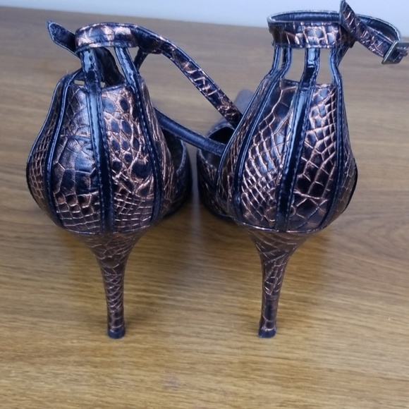 Carlos Santana Retro bronze snake skin size 8 - Picture 5 of 8